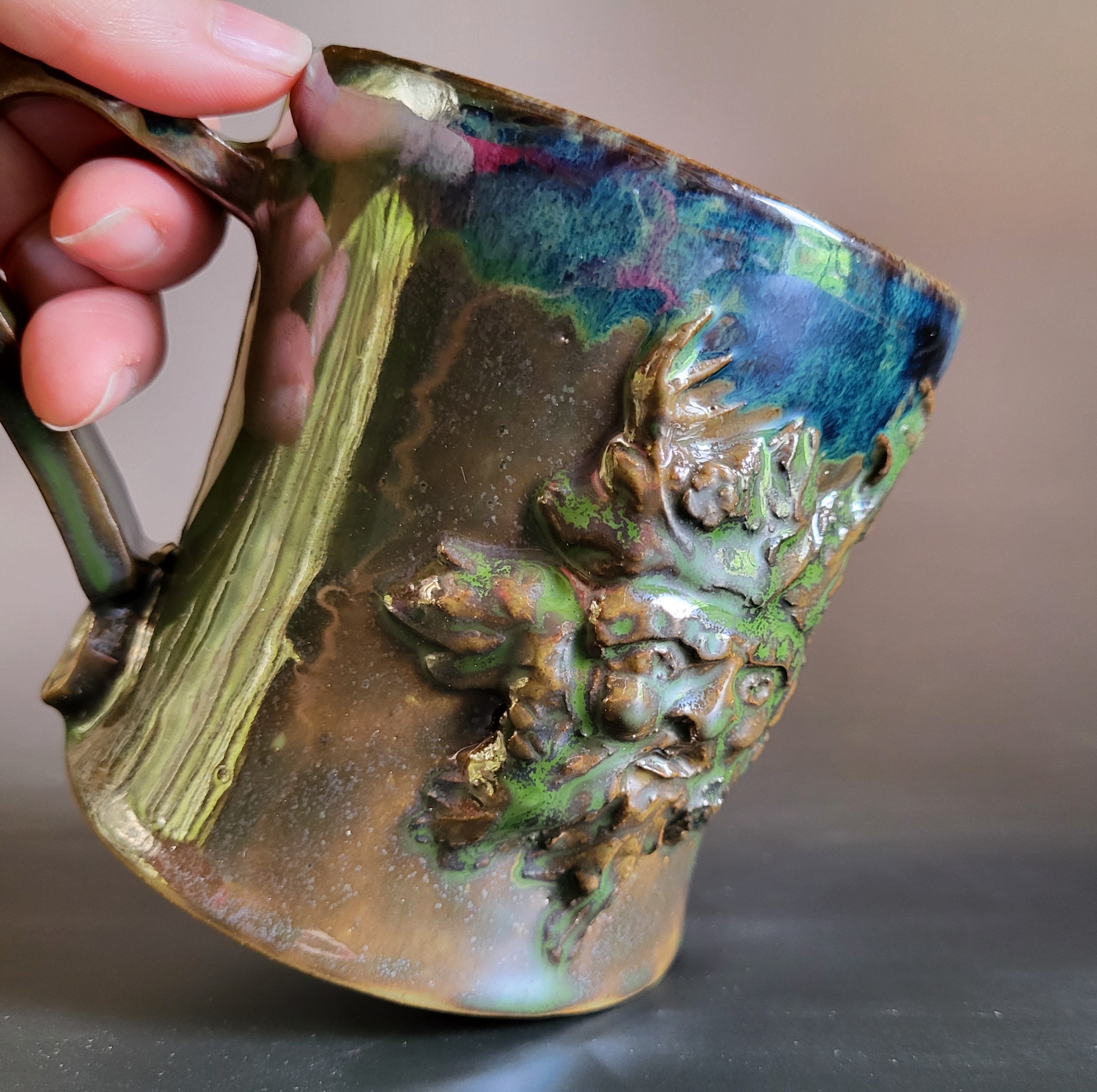 Green Man Mug