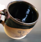 Mug with mushroom decal