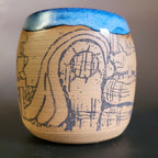 Cozy cat and books at home mug