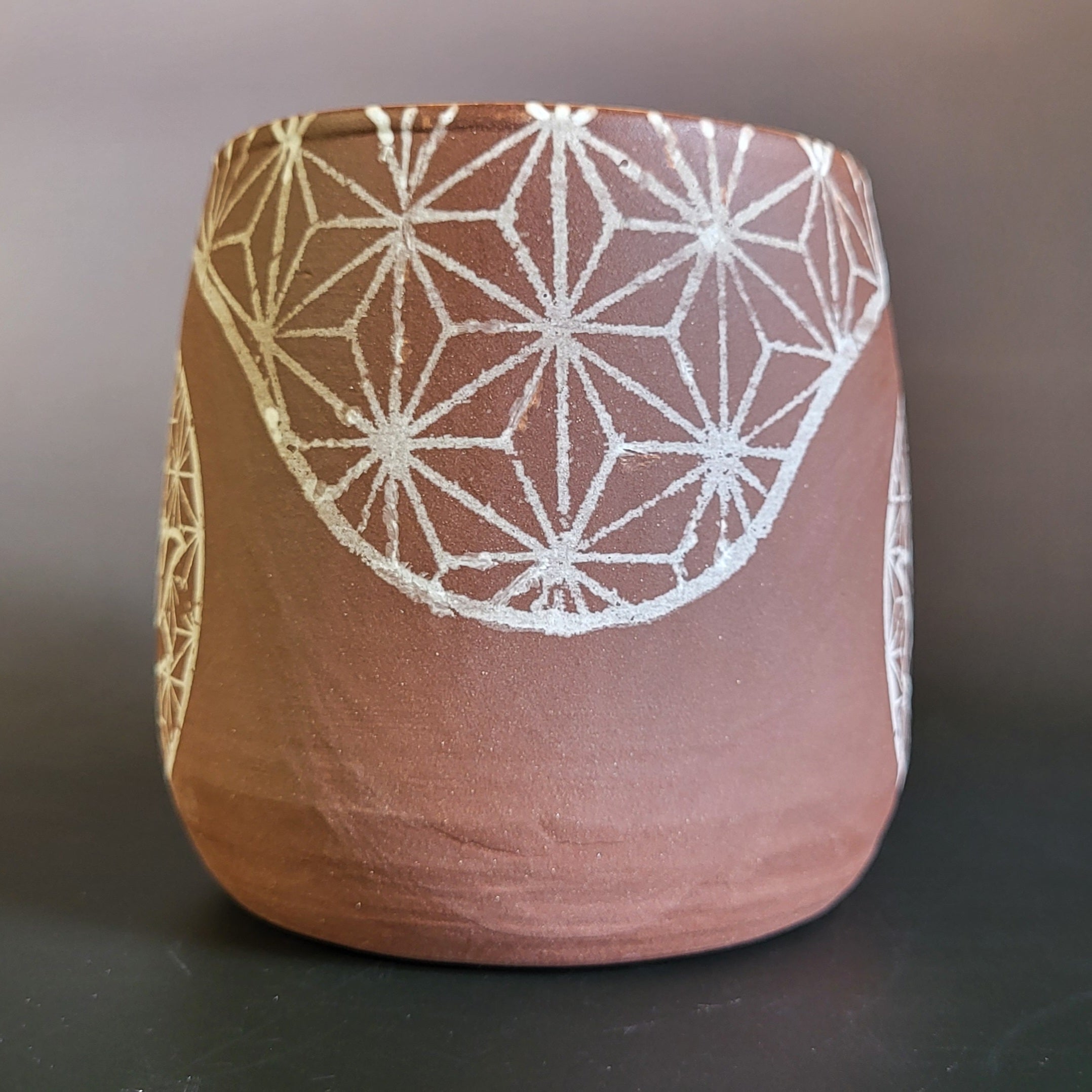 Lotus geometric design mug