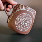 Lotus geometric design mug
