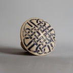 Mushroom Figurine , mushroom decoration, knick-knack, chachki, bric a brac, mushroom trinket, mushroom bauble with Celtic Knot