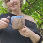 Cozy cat and books at home mug