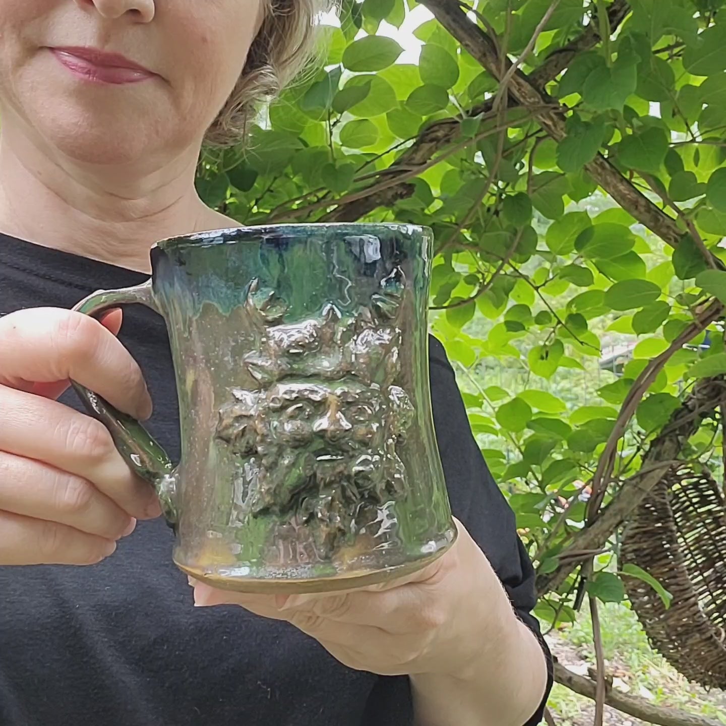 Green Man Mug